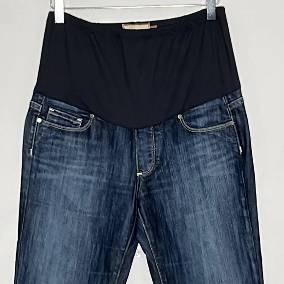 Paige Maternity Fallbrook Bootcut Full Panel Jeans - Size 28 (altered hem) - Picture 2 of 8